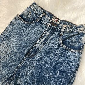 Stefano vintage acid washed jean shorts sz 8